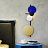 Серия дизайнерских настенных светильников для создания яркого цветового акцента SUR Голубой фото 6