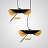 Дизайнерский подвесной светильник в стиле постмодерн COVERT 40 см  Черный фото 3