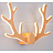 Настенный светильник Креативные оленьи рога Черный фото 13