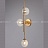 Настенный светильник в стиле постмодерн с тремя стеклянными плафонами MOTEL Прозрачный фото 3