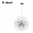 Люстра Astra Chandelier Sputnik 50 см  золотой фото 6