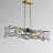 Дизайнерский подвесной светильник из металлических прутьев VINKLAR фото 8