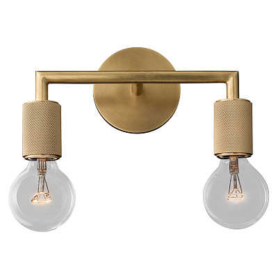 Бра RH Utilitaire Double Sconce Черный  фото 1