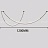 Серия подвесных светильников в виде вытянутых дугообразных светодиодных панелей на черных тросах RILDA фото 9
