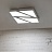 Накладной светодиодный светильник Tile Белый B фото 16